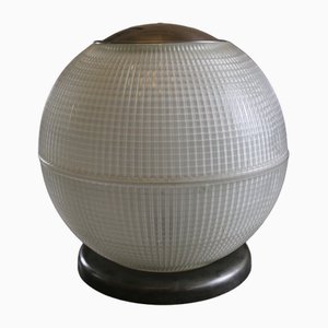 Holophane Glass Globe Lamp, 1960s-MYM-2022516