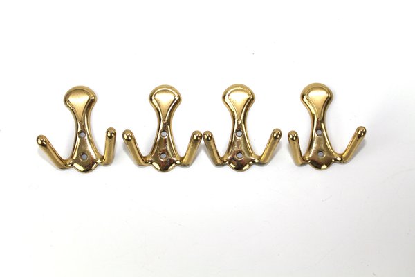 Hooks in Brass, Set of 4-ZWH-1272887