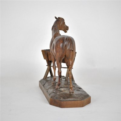 Horse in Front of a Trough, 19th-Century, 1800s-SYQ-1372960