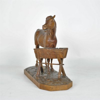 Horse in Front of a Trough, 19th-Century, 1800s-SYQ-1372960