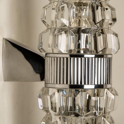 Hourglass-Shaped Chrome Wall Light, France, 1970s-VDW-1342569