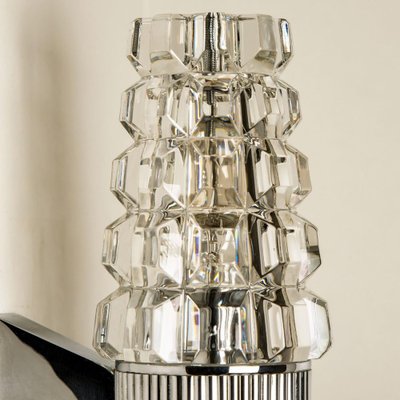 Hourglass-Shaped Chrome Wall Light, France, 1970s-VDW-1342569