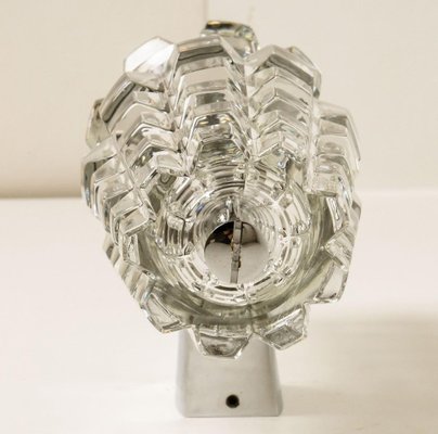 Hourglass-Shaped Chrome Wall Light, France, 1970s-VDW-1342569