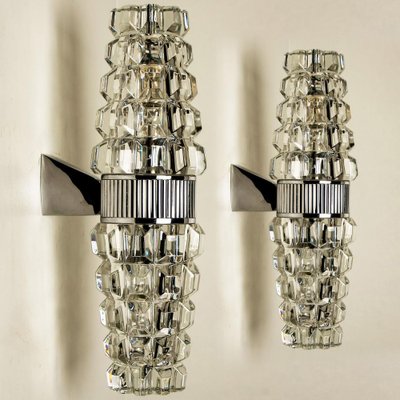 Hourglass-Shaped Chrome Wall Light, France, 1970s-VDW-1342569