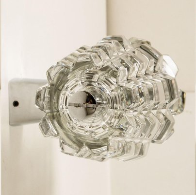 Hourglass-Shaped Chrome Wall Light, France, 1970s-VDW-1342569