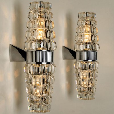 Hourglass-Shaped Chrome Wall Light, France, 1970s-VDW-1342569