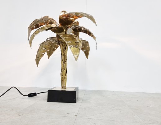 House Jansen Palm Table Lamp, 1970s-IRH-1144536