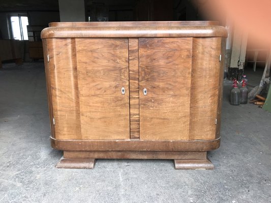 Hungarian Art Deco Wooden Dresser, 1940s-OXJ-1189556