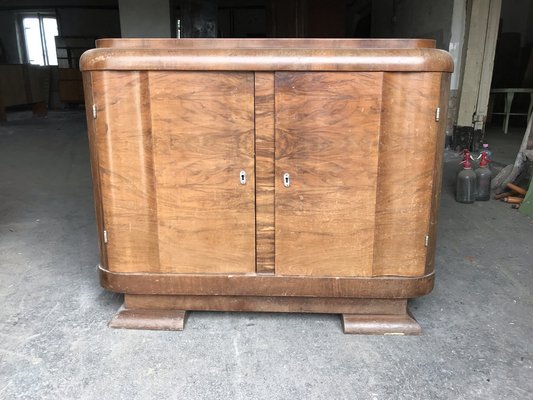 Hungarian Art Deco Wooden Dresser, 1940s-OXJ-1189556