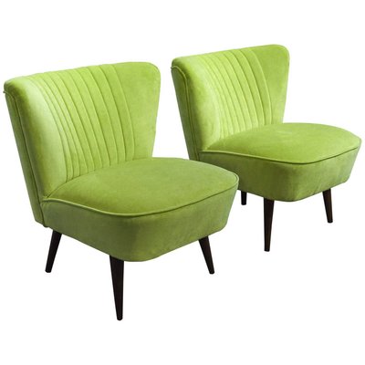 Hungarian Green Club Chairs, 1950s, Set of 2-OXJ-787377