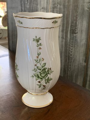 Hungarian Holhaza Porcelain Vase, 1980s-OXJ-1733973