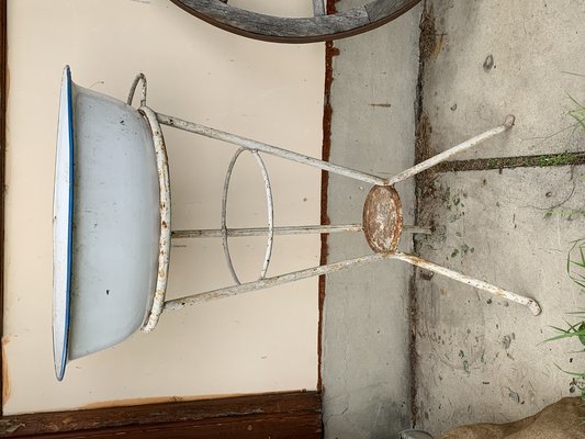 Hungarian Iron Wash Stand or Garden Planter, 1940s, Set of 2-OXJ-1754548