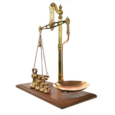 Hunt & Co English Brass Scale, 1920s-NQ-624957