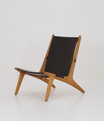 Hunting Chair 204 attributed to Uno & Östen Kristiansson for Luxus, Sweden, 1950s-FM-1702332