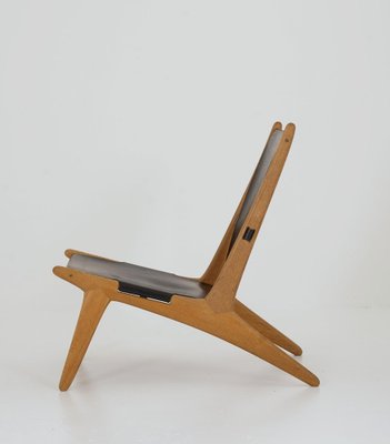 Hunting Chair 204 attributed to Uno & Östen Kristiansson for Luxus, Sweden, 1950s-FM-1702332