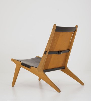 Hunting Chair 204 attributed to Uno & Östen Kristiansson for Luxus, Sweden, 1950s-FM-1702332