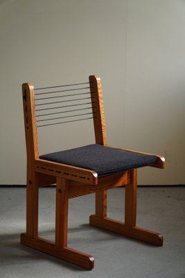 Hunting Chairs in Pine attributed to Torbjørn Afdal for Bruksbo, 1960s, Set of 6-MXF-1410661