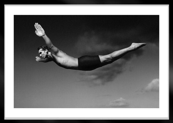 Ian Sanderson, Diver, Black and White Photographic Fine Art Print, 2002-OBQ-1438103