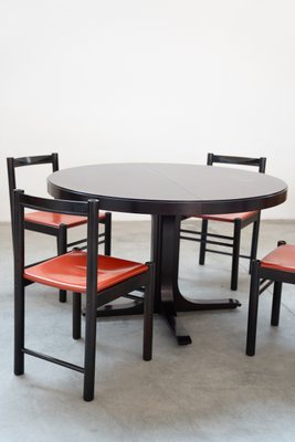 Ibisco Dining Table and Chairs, 1980s, Set of 7-KNM-1794118