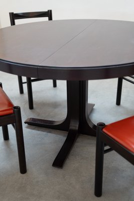 Ibisco Dining Table and Chairs, 1980s, Set of 7-KNM-1794118