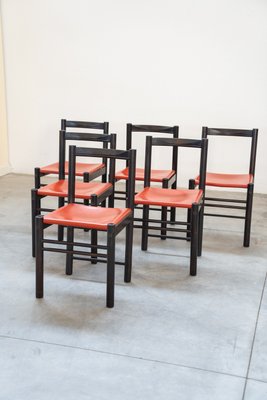 Ibisco Dining Table and Chairs, 1980s, Set of 7-KNM-1794118