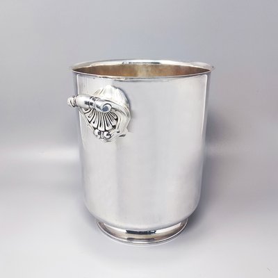 Ice Bucket in Silver-Plating from Christofle, France, 1950s-QGR-1738643