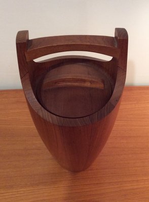 Ice Bucket in Teak by Jens Quistgaard for Danish Design, 1960s-MCB-1497826