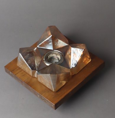 Ice Crystal Wall Light 1960 by J. T. Kalmar for Kalmar Franken Kg, 1970s-ESB-1800462