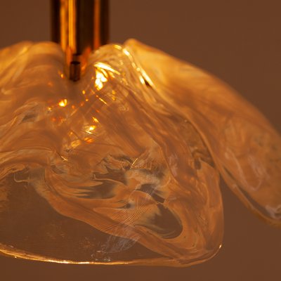 Ice Glass Ceiling Lamp by J.T. Kalmar for Kalmar, 1970s-QVY-901051