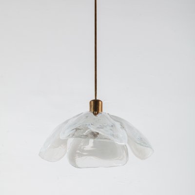 Ice Glass Ceiling Lamp by J.T. Kalmar for Kalmar, 1970s-QVY-901051