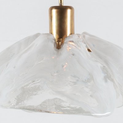 Ice Glass Ceiling Lamp by J.T. Kalmar for Kalmar, 1970s-QVY-901051