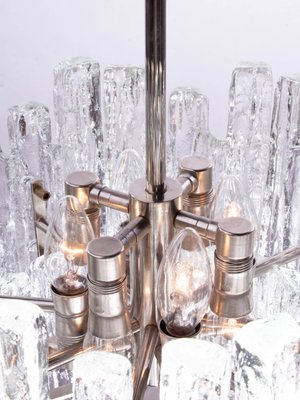 Ice Glass Chandelier by J. T. Kalmar for Kalmar, 1960s-DEK-548127