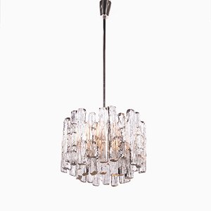 Ice Glass Chandelier by J. T. Kalmar for Kalmar, 1960s-DEK-548127