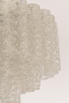 Ice Glass Chandelier from Doria Leuchten, Germany, 1960s-UGR-1318373