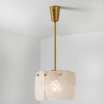 Ice Glass Pendant Lamps by J.T. Kalmar, 1960s-VDW-717060