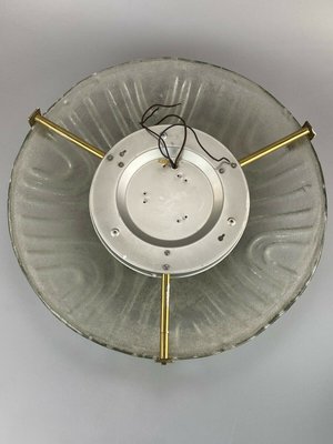 Ice Glass Plafoniere Flush Mount from Hillebrand Lighting, 1960s-EJL-1140669