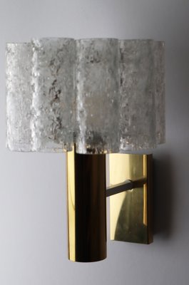 Ice Glass Tube Wall Lamp from Doria Leuchten, 1970s-ESB-1421406