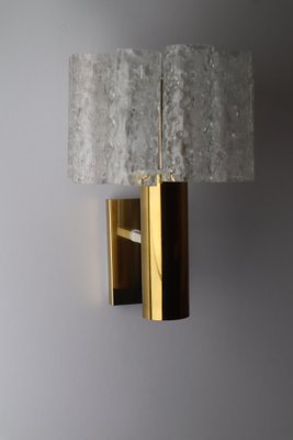 Ice Glass Tube Wall Lamp from Doria Leuchten, 1970s-ESB-1421406