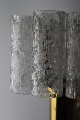 Ice Glass Tube Wall Lamp from Doria Leuchten, 1970s-ESB-1421406