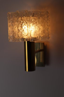 Ice Glass Tube Wall Lamp from Doria Leuchten, 1970s-ESB-1421406