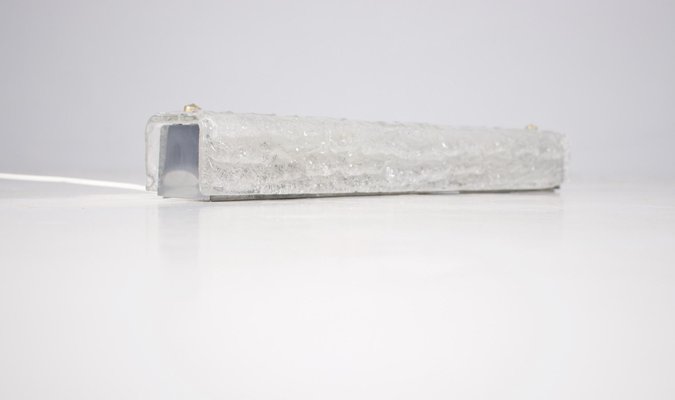 Ice Glass Vanity Wall Light, 1960s-OWS-1416195