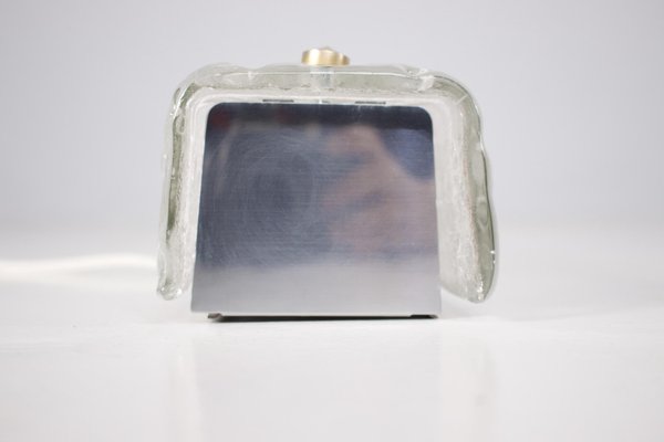 Ice Glass Vanity Wall Light, 1960s-OWS-1416195