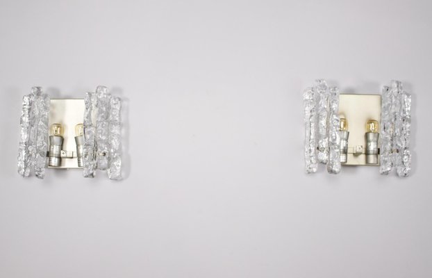 Ice Glass Wall Lights, Set of 2-OWS-1225936