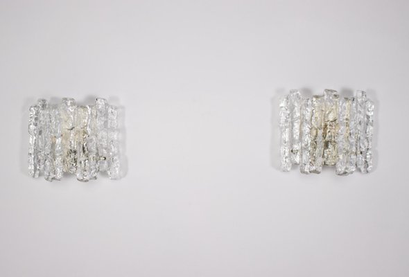 Ice Glass Wall Lights, Set of 2-OWS-1225936