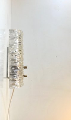 Ice Glass Wall Sconce by J. T. Kalmar, 1960s-LCR-925990