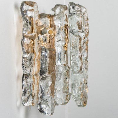 Ice Glass Wall Sconce by J.T. Kalmar for Kalmar, 1970s-VDW-1353406