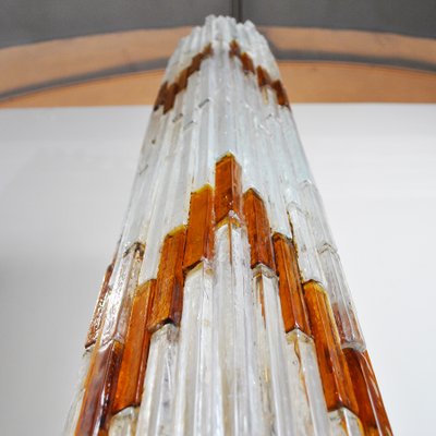 Ice & Orange Murano Glass Floor Lamp by Albano Poli for the Poliarte-JQO-1155122