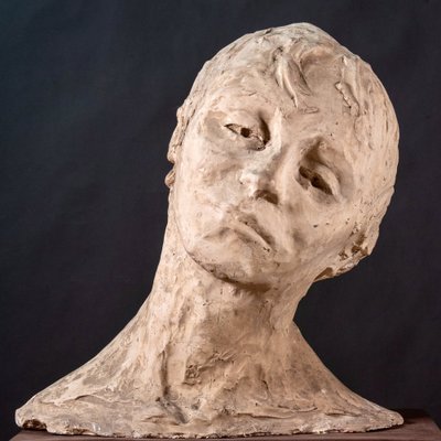 Ida Fuà, Italian Modern Bust, 1950s, Plaster Sculpture-MAX-1789141