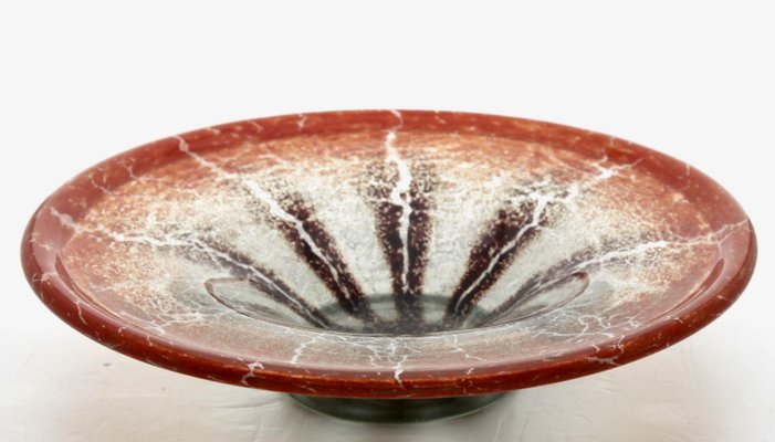 Ikora Art German Glass Bowl by Karl Wiedmann for WMF, 1930s-MJY-1148838