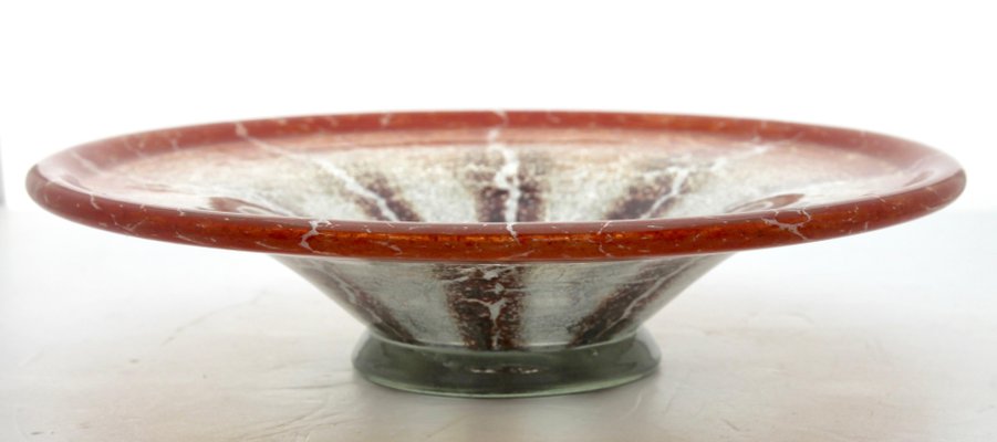 Ikora Art German Glass Bowl by Karl Wiedmann for WMF, 1930s-MJY-1148838